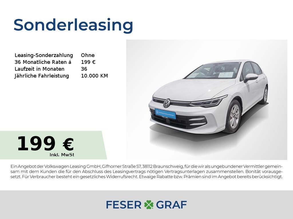 Volkswagen Golf 8 1.5 TSI Life ACC App-Connect PDC Sitzh.