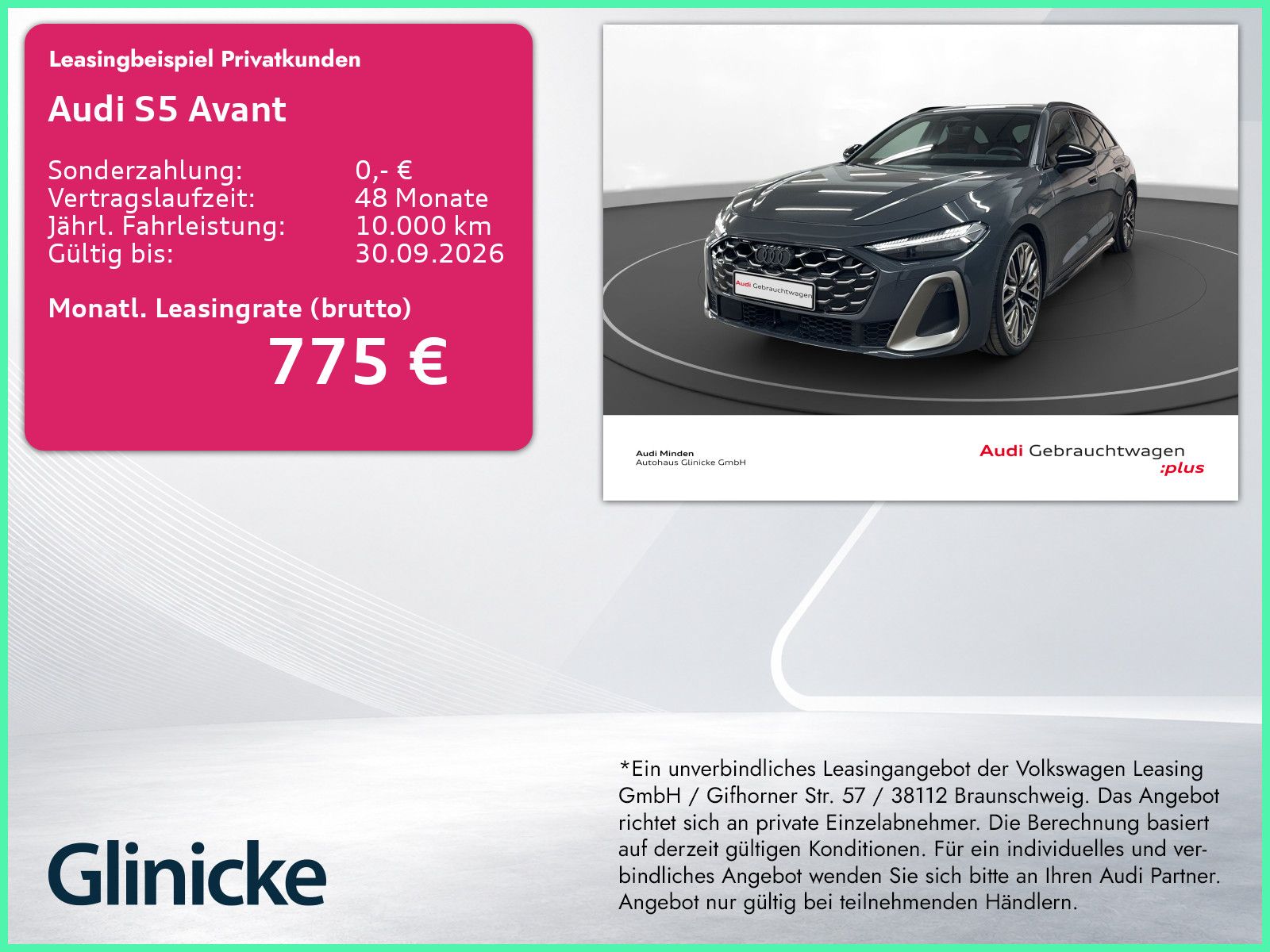 Audi S5 Avant 3.0 TFSI qu. edition one LED LM 20" 360