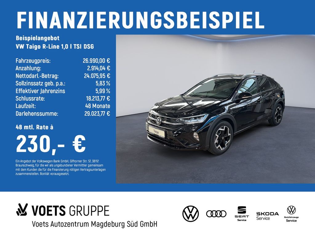 Taigo R-Line 1,0 l TSI DSG KAMERA+LED+ACC