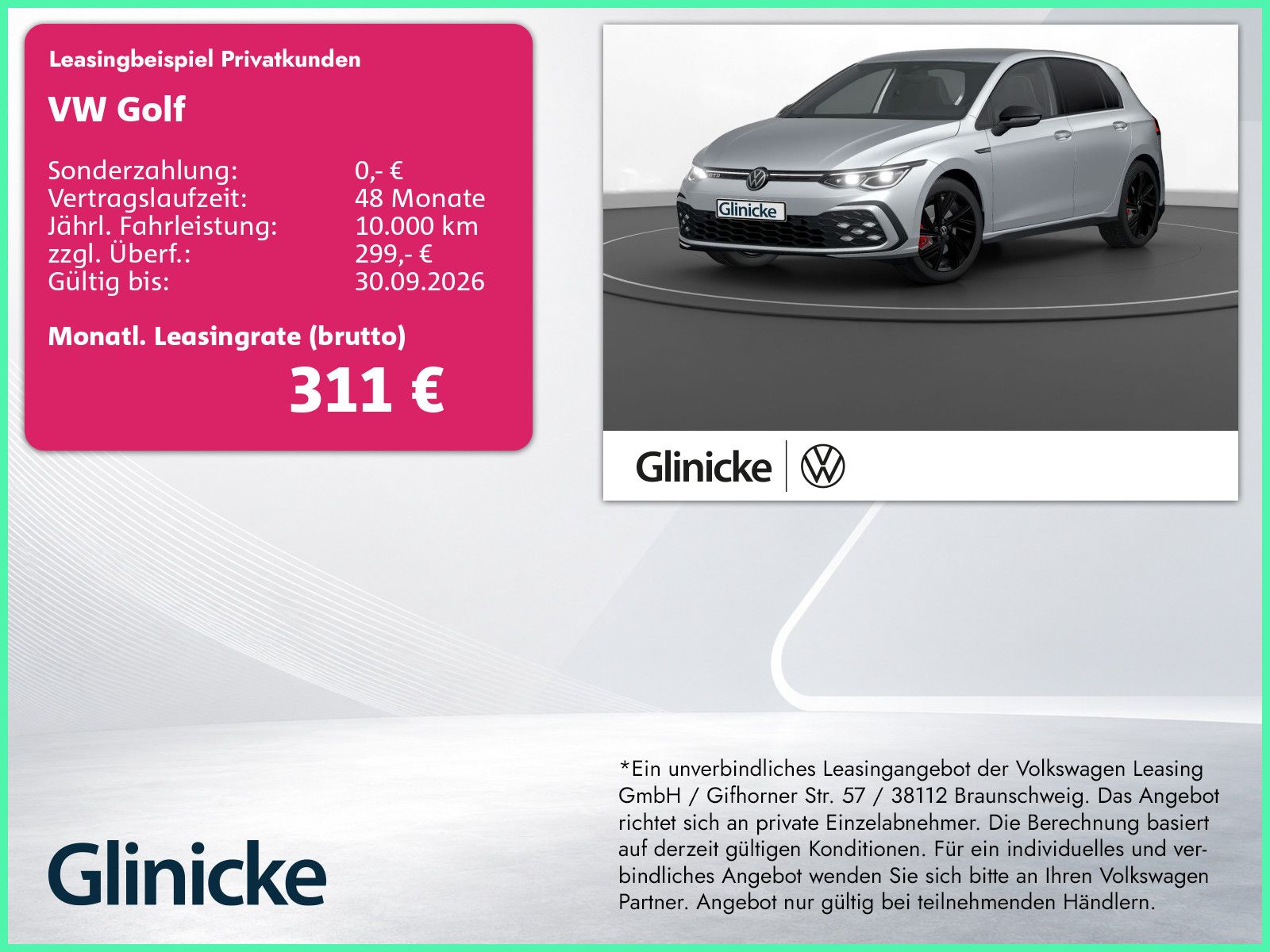Volkswagen Golf VIII GTD Matrix-LED LM 18" Navi PDC+RFK ACC