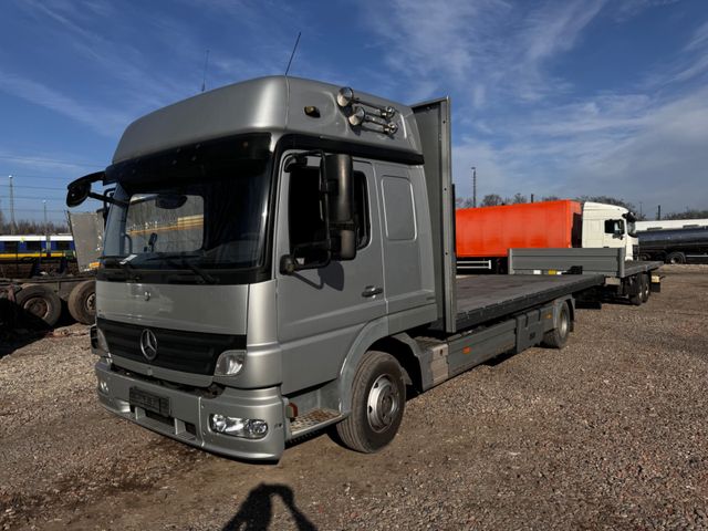 Mercedes-Benz Atego 824 E5 Plattform mit Winde+Anhänger,2xBett