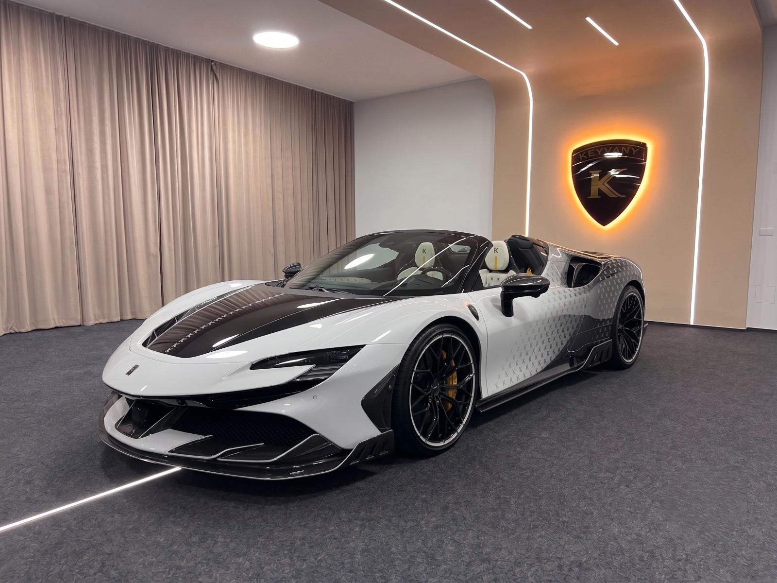 Ferrari SF90 SPIDER/KEYVANY "ENDOFGAME" PIECE UNIQUE!