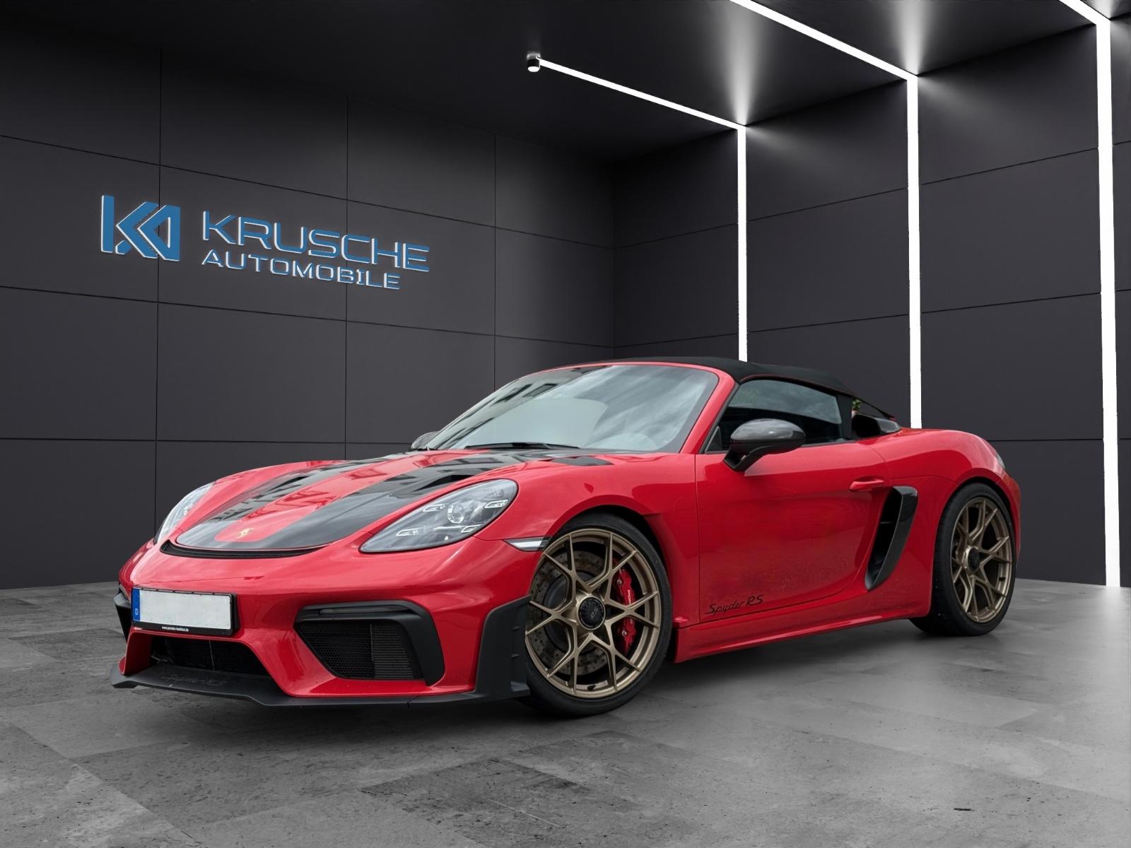 Porsche Boxster 718 Spyder RS*LIFT*BOSE*RFK*WEISSACH*DEUTSCH
