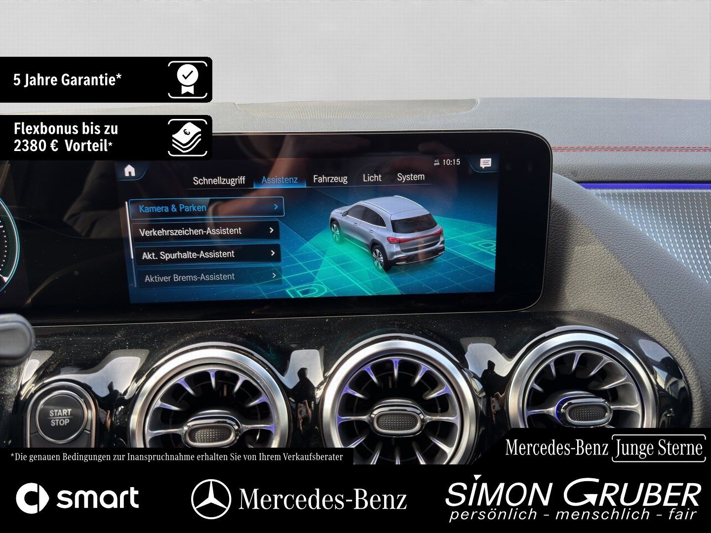 Fahrzeugabbildung Mercedes-Benz EQA 300 4MATIC AMG Night Ambi KeyGo Kamera LED