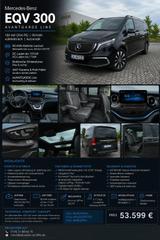 Mercedes-Benz EQV 300 Lang - 90kWh  - schwarze Mercedes-Benz EQV