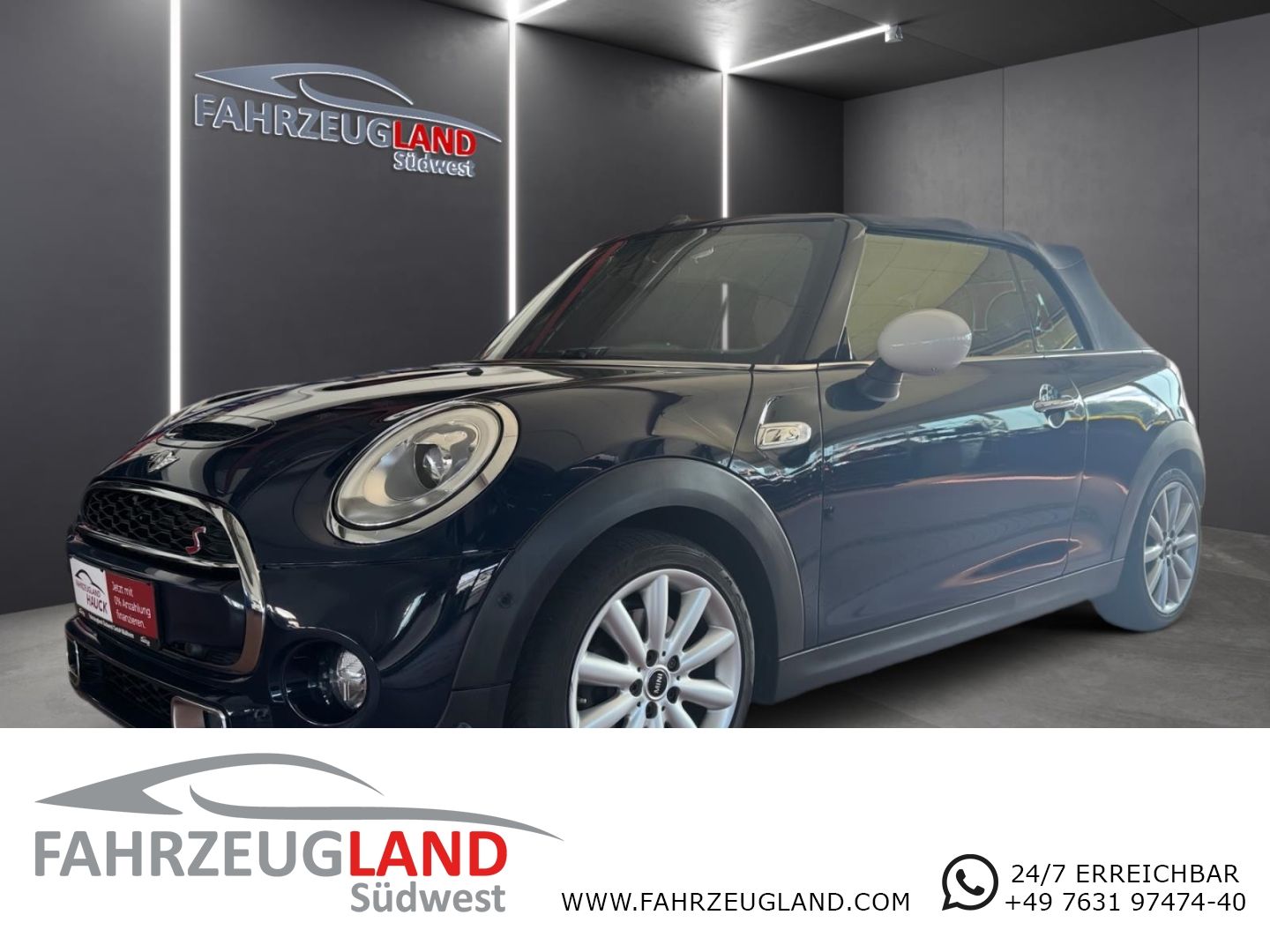 MINI Cooper S Cabrio Park-Assistent Chili Leder Chest
