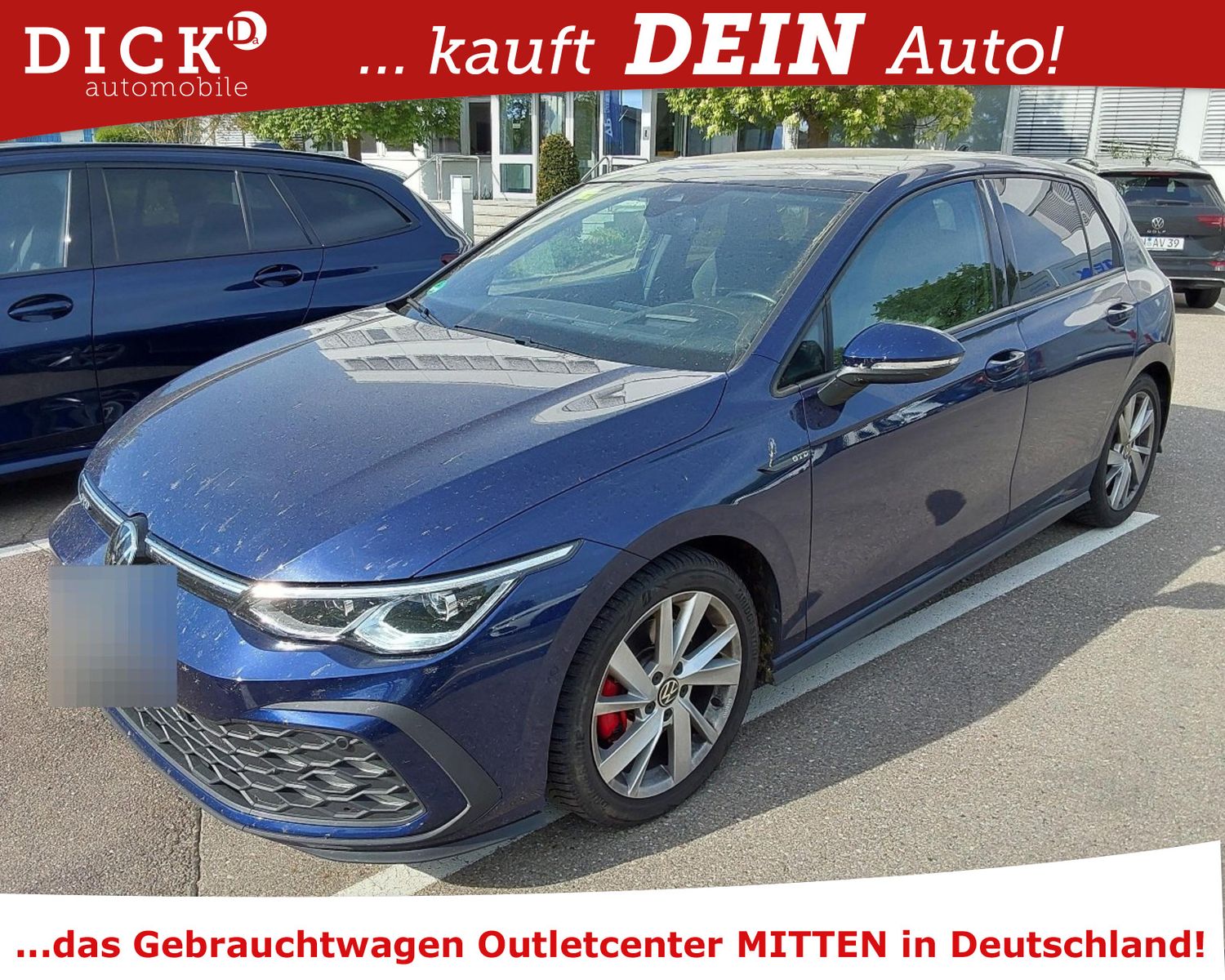 Fahrzeugabbildung Volkswagen Golf VIII 2.0d DSG GTD LED+/NAVI/VIRTU/HUD/H&K
