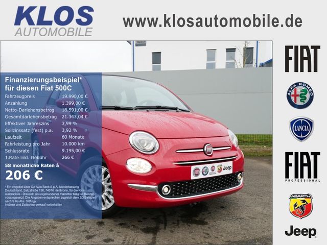 Fiat 500C 1.0 DOLCEVITA 70PS PDC APPLE CARPLAY KLIMAA