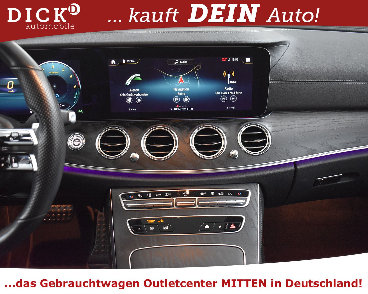 MERCEDES-BENZ E 300de 2X AMG Line NIGHT+PANO+WIDES+STDHZ+HEAD+ - Image 14