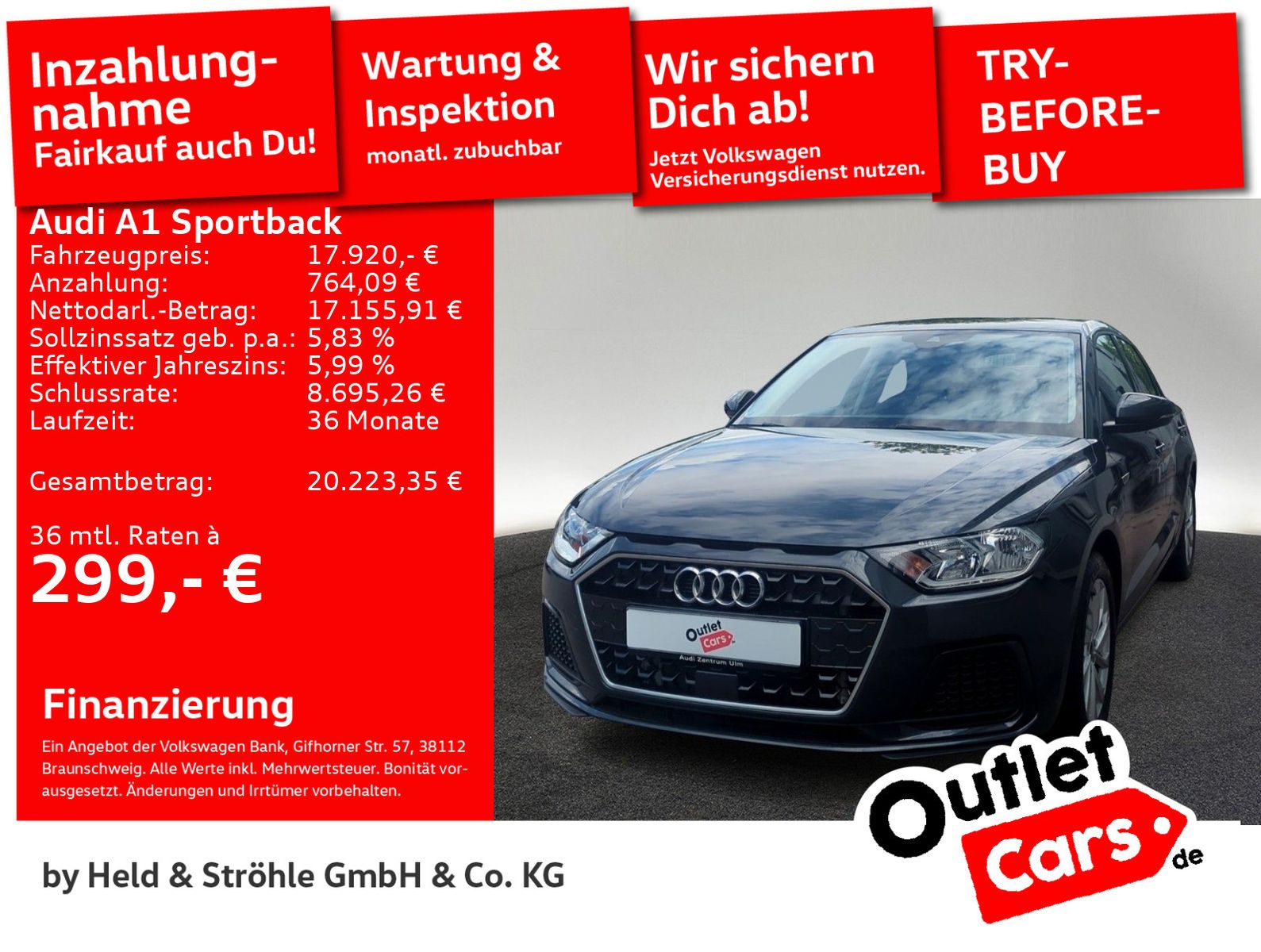 Audi Audi A1 Sportback advanced 25 TFSI APP ALU SHZ VIR