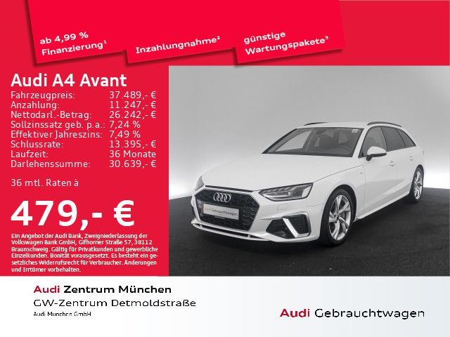 Audi A4 Avant 40 TDI S tronic S line AHK/Matrix/Navi+