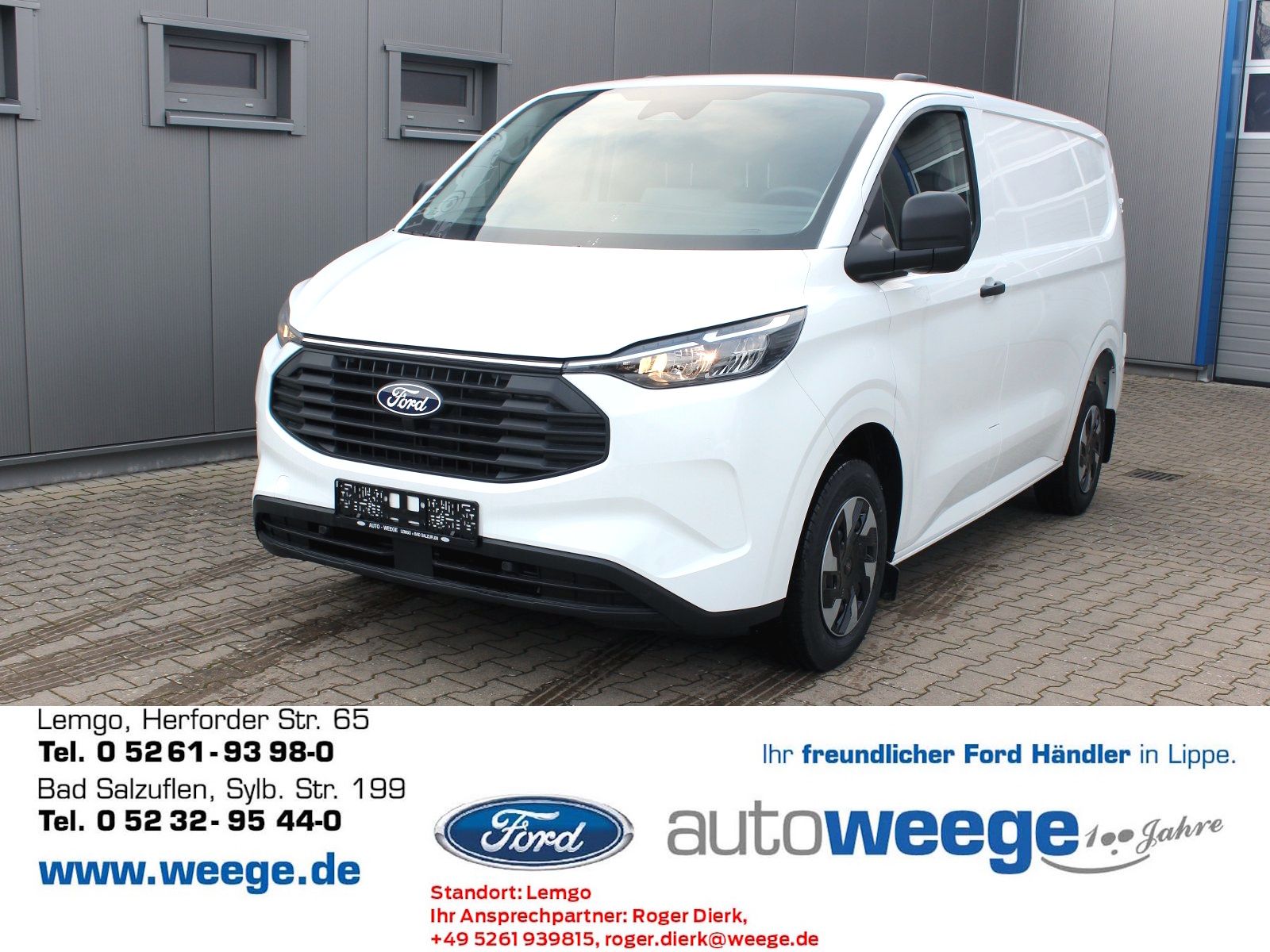 Fahrzeugabbildung Ford Transit Custom 320 L1 Trend FWD Plug-in Hybrid