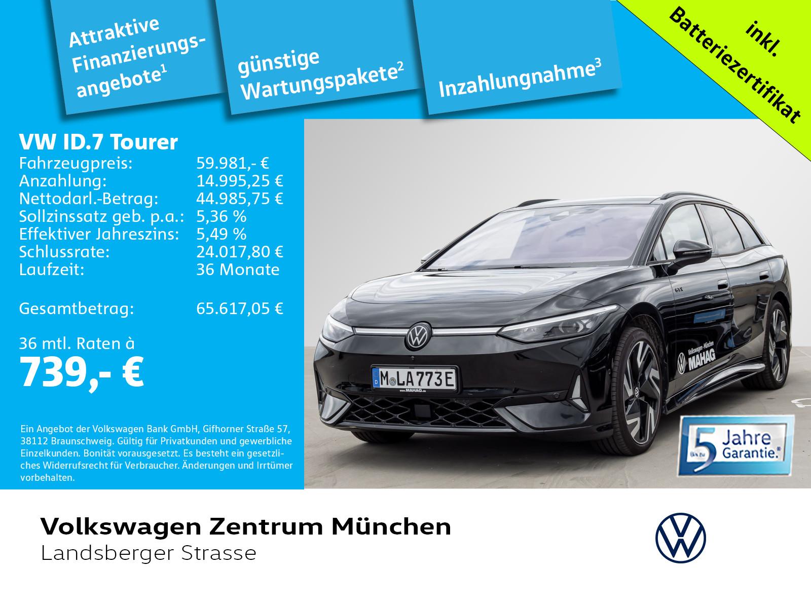 Volkswagen ID.7 Tourer GTX 4motion 250kW/91kWh Wärmepumpe A