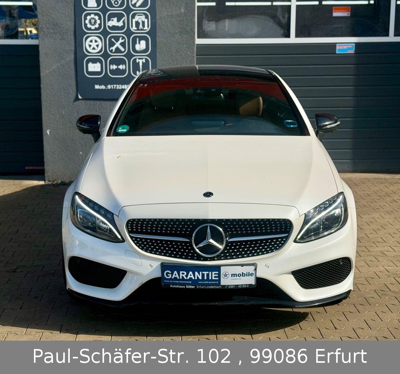 Mercedes-Benz C 250 AMG Coupe/TÜV/PANO/BURMESTER/360°/KEYLES