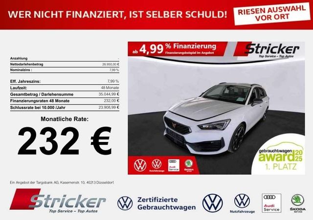 Cupra Leon SP 2.0TDI DSG 232,-ohne Anzahlung Kamera Na