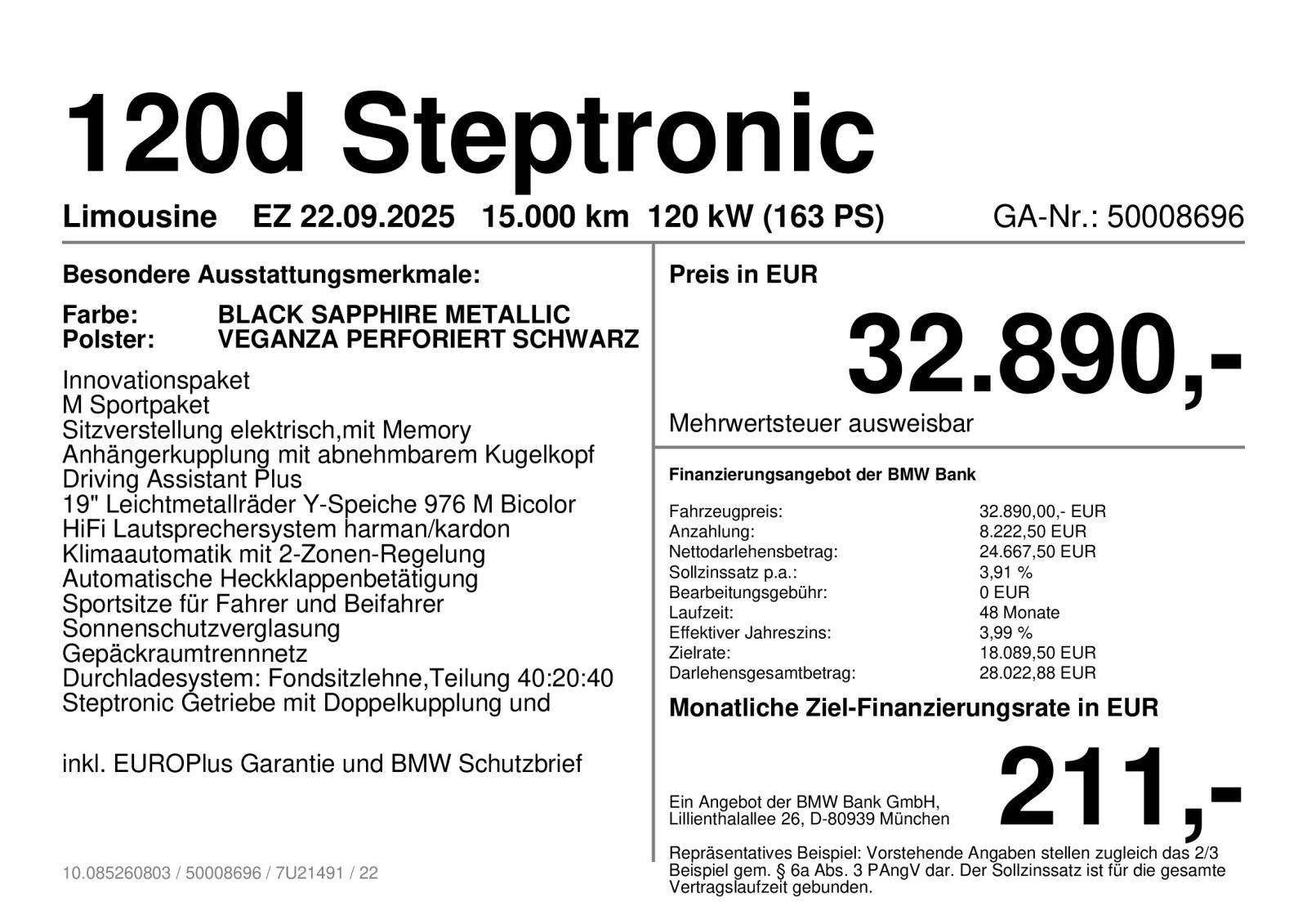 BMW 120d Steptronic Navi DSG Tempom.aktiv Bluetooth imagem 2