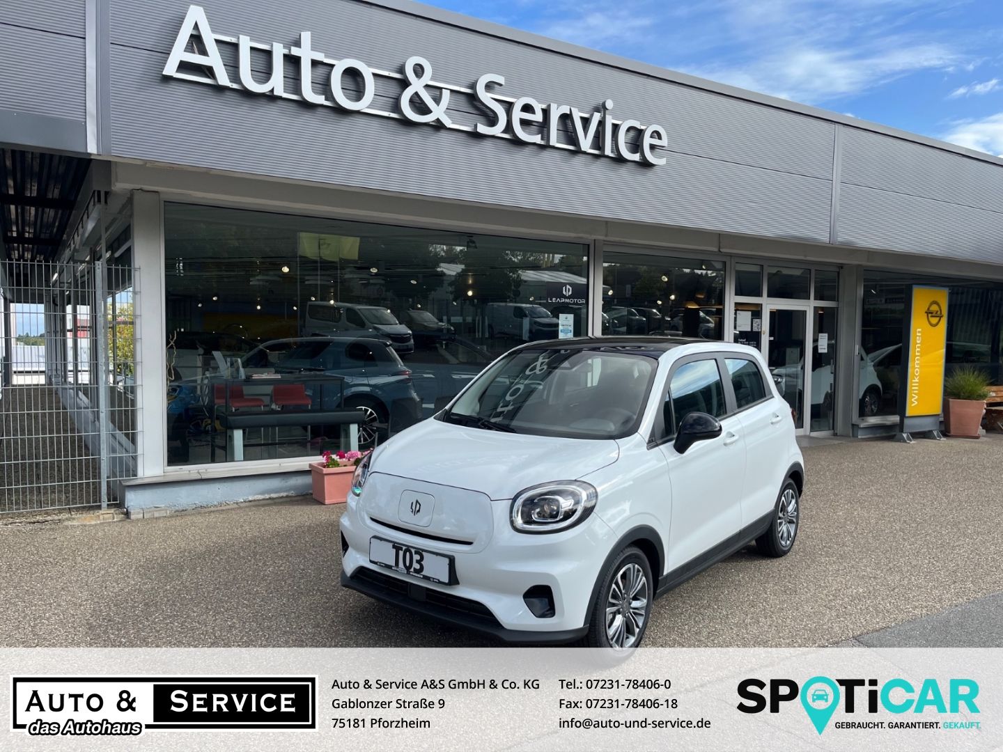 Leapmotor T03 37,3 kWh EV Panorama Navi ACC Klimaautom DAB