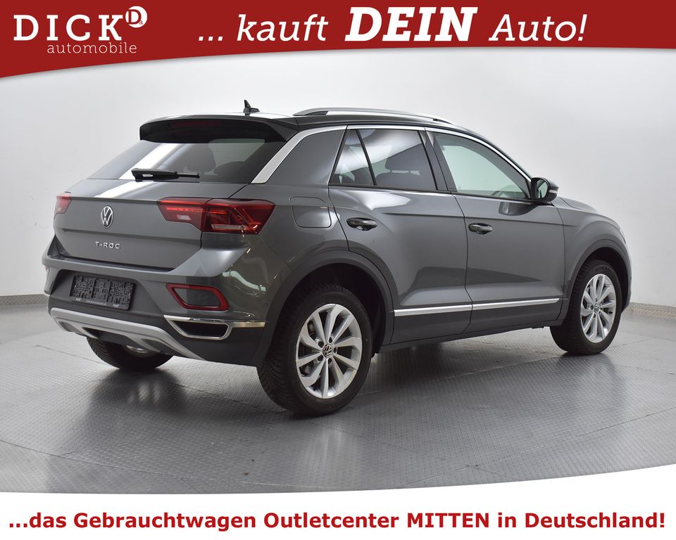 Volkswagen T-Roc 1.5TSI DSG Style NAV+KAM+LED+AHK+ACC+VIRTU