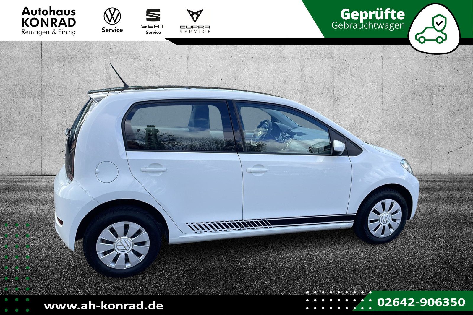 Fahrzeugabbildung Volkswagen up! Kamera-Sitzheizung-Bluetooth