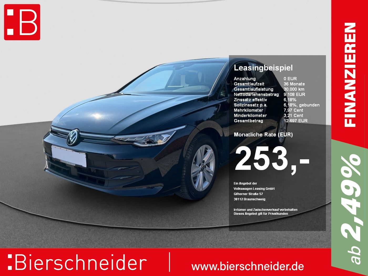 Volkswagen Golf 8 1.5 eTSI DSG Life LED ACC FRONT ASSIST