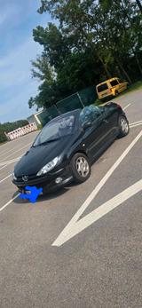 Peugeot 206 Cabrio 1.6 mit Klima sitzheizung - Peugeot 206 mit Benzin-Antrieb: Cabrio, 1.6