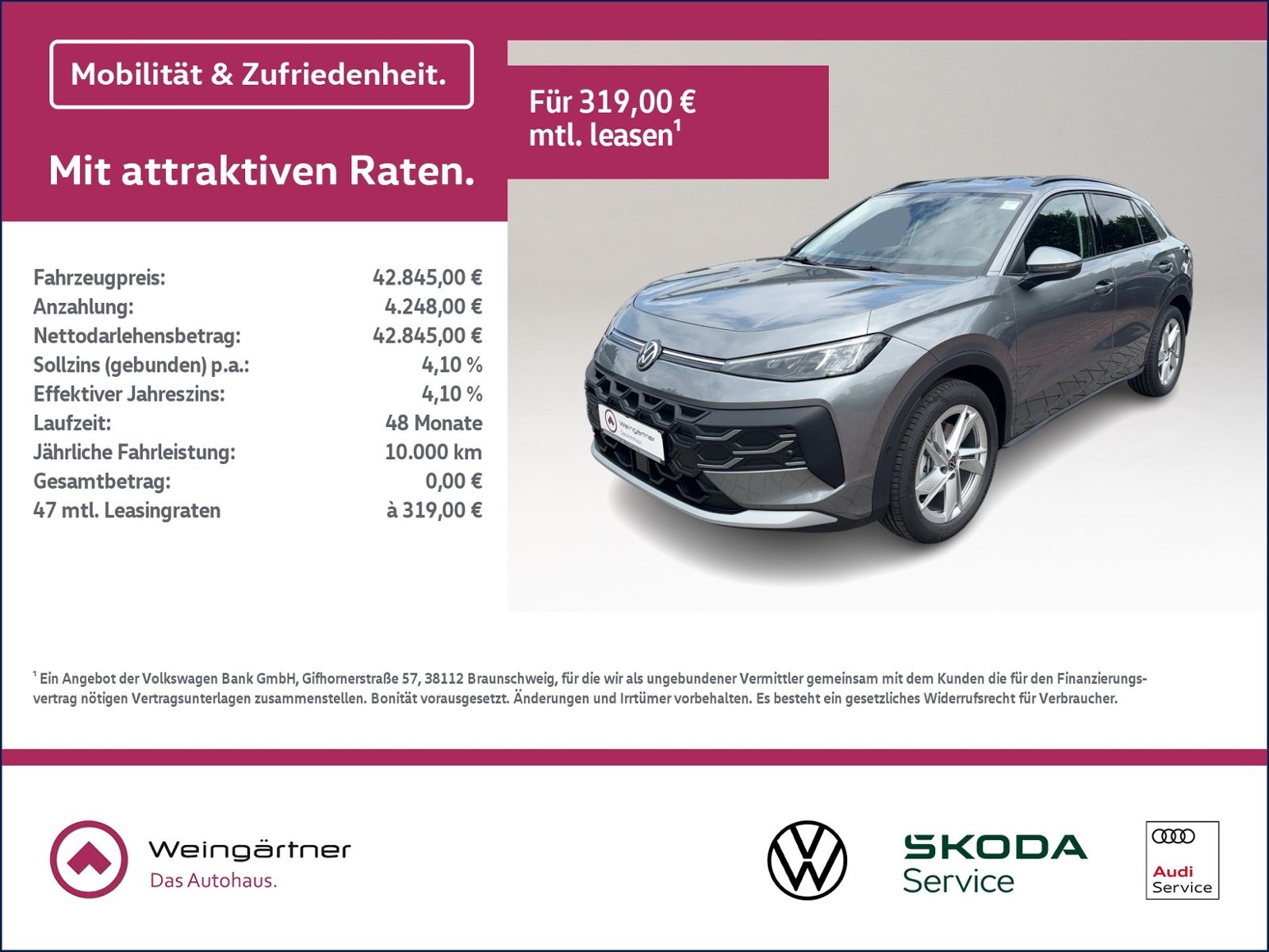 Volkswagen T-Roc Life 1.5 eTSI, Energy, AHK, ACC, Navi DSG