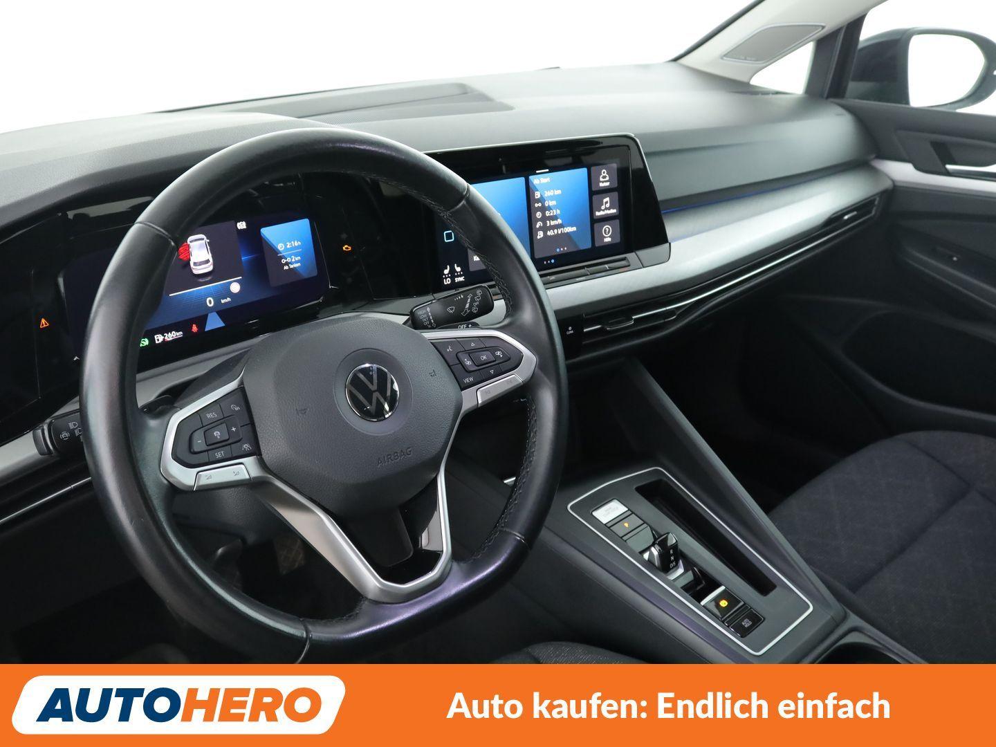 Volkswagen Golf VIII 1.5 eTSI ACT Life Aut.*NAVI*CAM*ACC*, миниатюра 10
