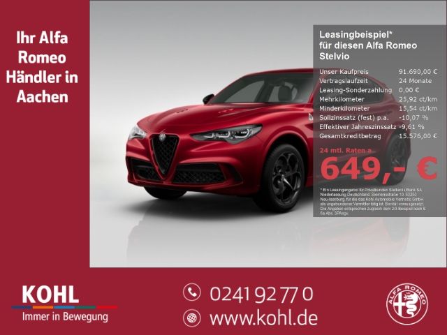 Alfa Romeo Stelvio Quadrifoglio Q4 2.9 V6 Bi-Turbo 520PS AT