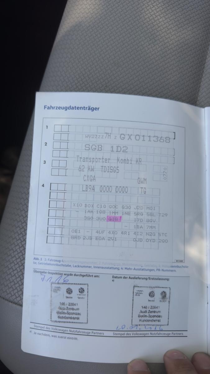 Volkswagen T6 Transporter Kombi FWD*9-Sitz*Klima*DEKRA-TÜV*