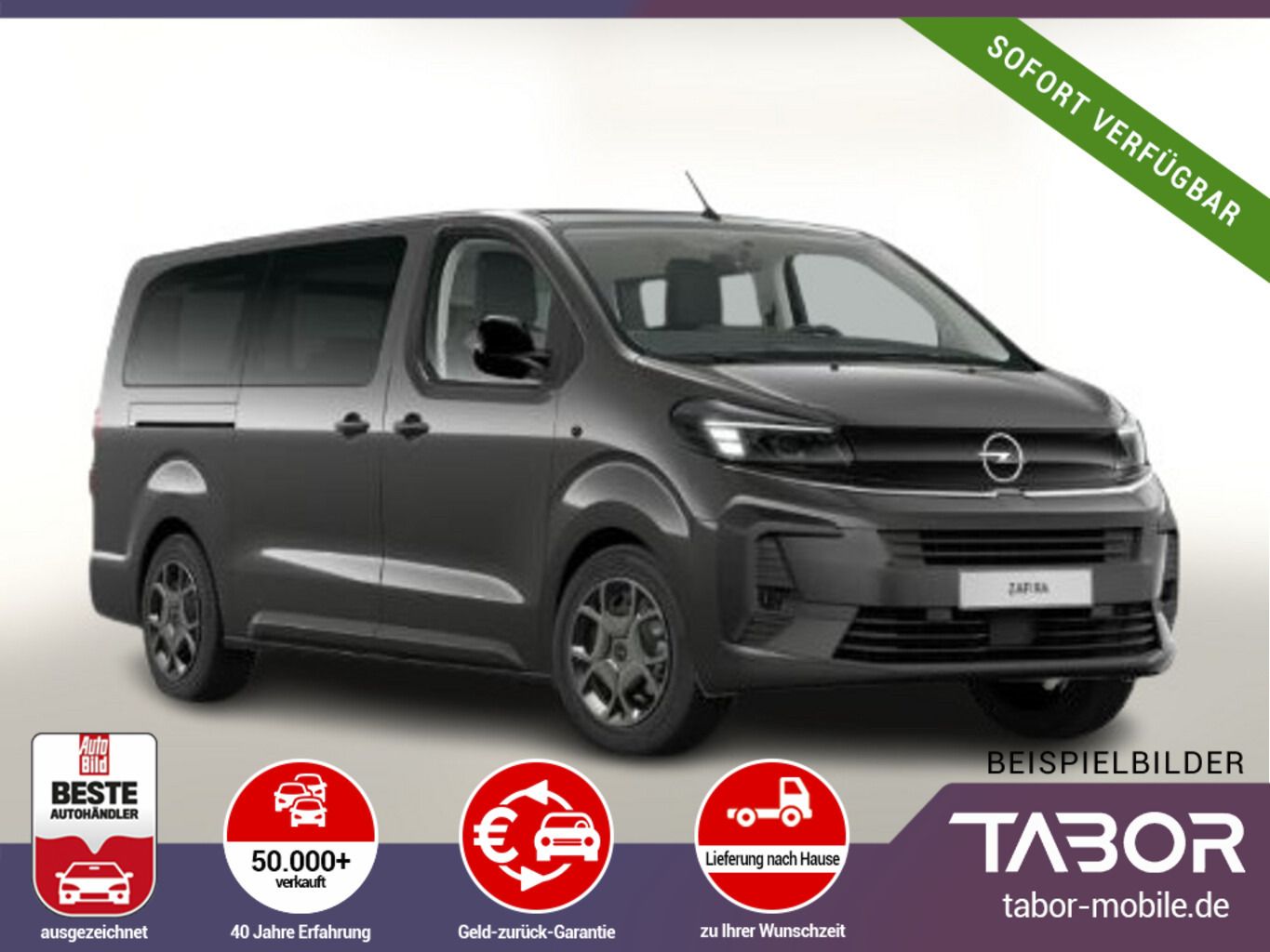 Opel Zafira Life 2.0 180 AT8 XL Nav Kam PDC SHZ LHZ