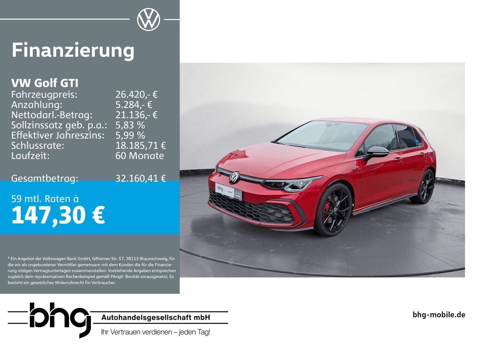 Volkswagen Golf GTI 2.0 TSI OPF DSG