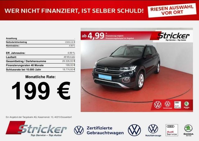 Volkswagen T-Cross Style 1.5TSI DSG 199,-ohne Anzahlung ACC