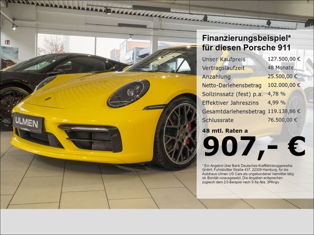 Porsche 911 Carrera S 992 Cabriolet 3.0 1-Hand PASM Spor