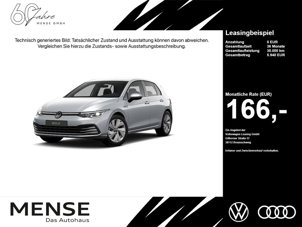 Golf VIII 1.0 TSI Life Move CarPlay ACC LED PDC