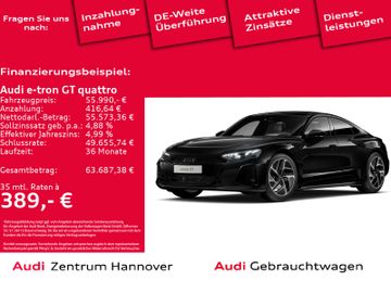Audi Leasingangebot: Audi e-tron GT quattro Matrix Standklima Pano B&O Nav