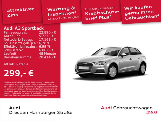 Audi A3 Sportback 35 TFSI LED Navi Standhz. S tronic