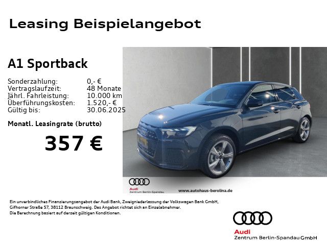 AUDI A1 Sportback 25 TFSI Adv. S tronic *LED*R-CAM*