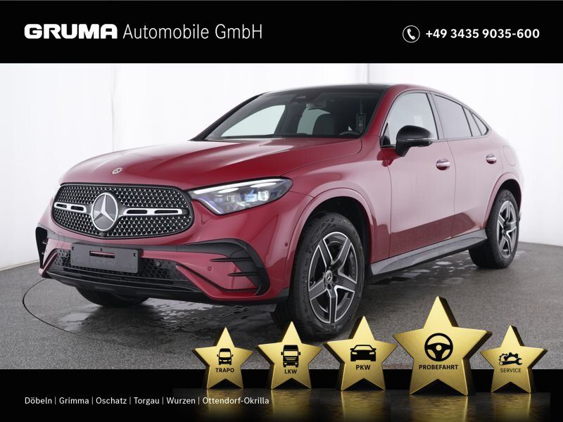 Mercedes-Benz GLC 300 de 4M Coupé AMG+Night+Pano+Burmester+AHK