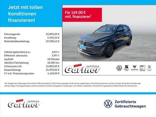 Volkswagen Tiguan LIFE 2.0 TDI DSG NAVI AHK APP-CON LENKR:H