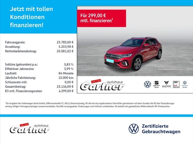 Volkswagen T-Roc R-LINE 1.5 TSI DSG PANO NAVI REAR VIEW AHK