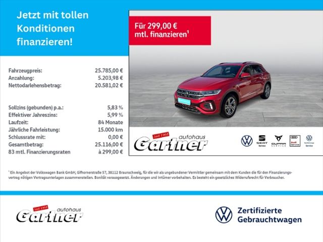 T-Roc R-LINE 1.5 TSI DSG PANO NAVI REAR VIEW AHK