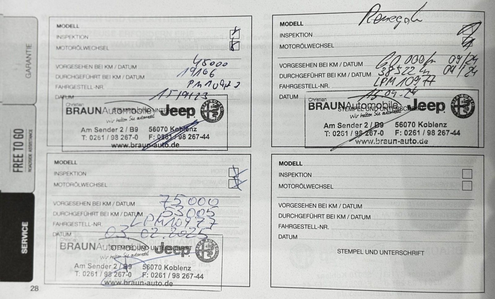 Fahrzeugabbildung Jeep Renegade 1.3 T-GDI Limited FWD "Navi- + Soundp."
