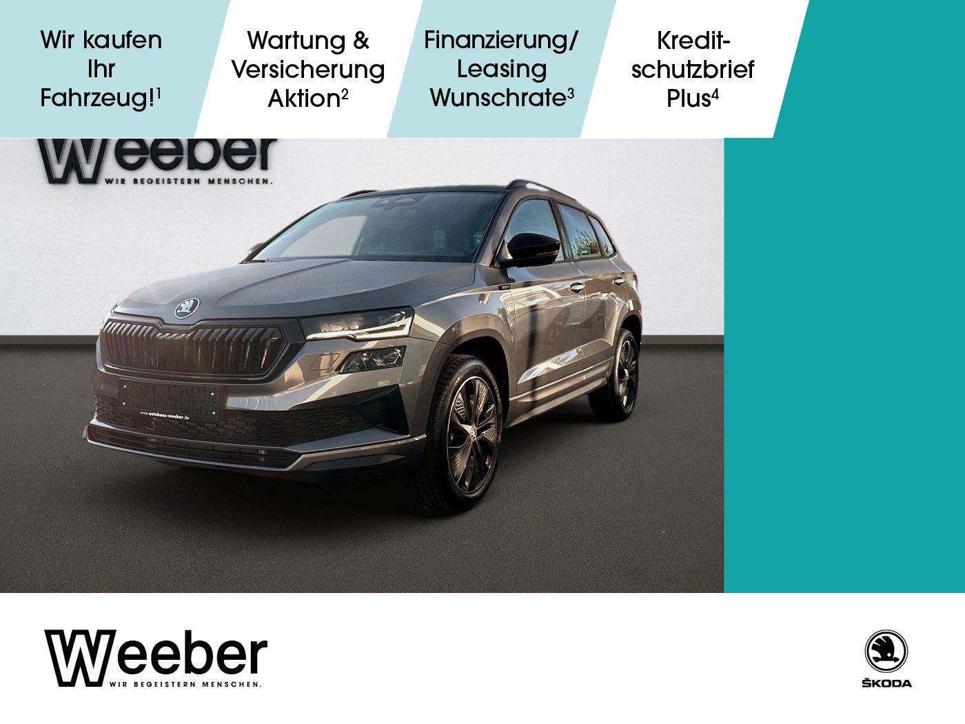 Skoda KAROQ 1.5 TSI DSG Sportline AHK Navi LED PDC