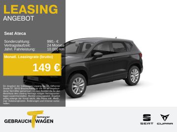 Seat Leasingangebot: Seat Ateca 1.5 TSI STYLE NAVI+ SIDE-ASSIST eKLAPPE 36