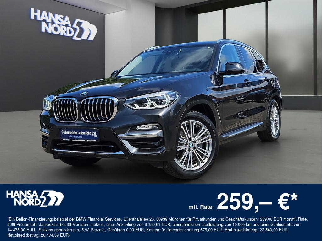 BMW X3 xDrive20i LUXURY LINE LED NAVI HUD 19" AHK