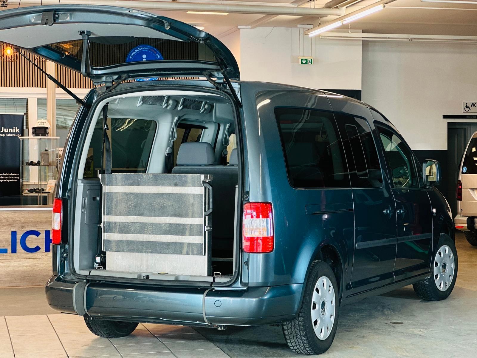 Volkswagen Caddy 1,6-Maxi-Behindertengerecht-Rampe-TOP