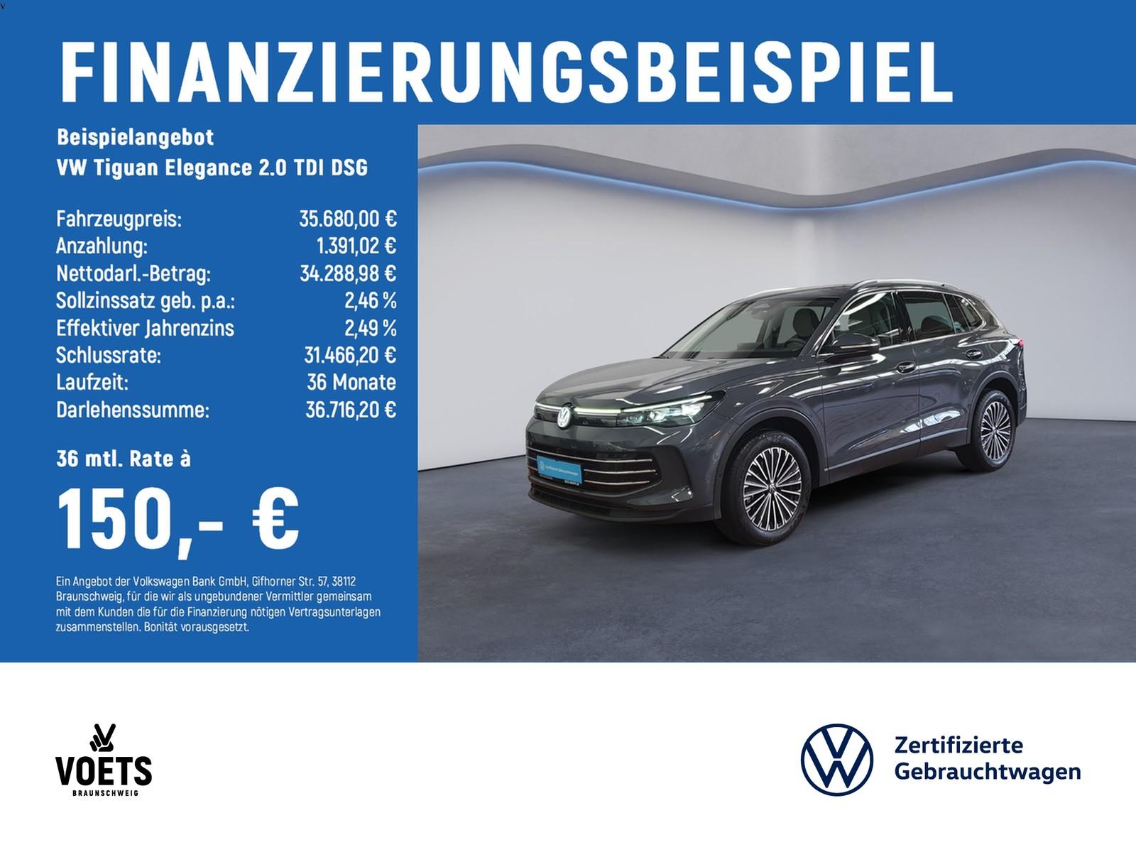 Volkswagen Tiguan Elegance 2.0 TDI DSG MATRIX-LED+Navi+HuD