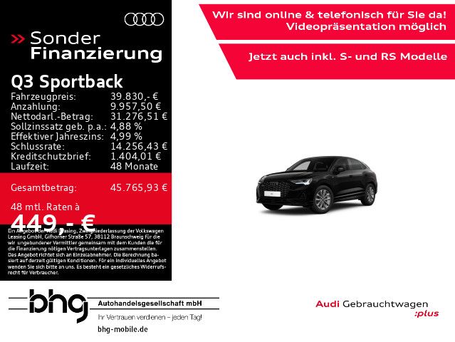 Audi Q3 Sportback 40 TFSI quattro S line foto 2