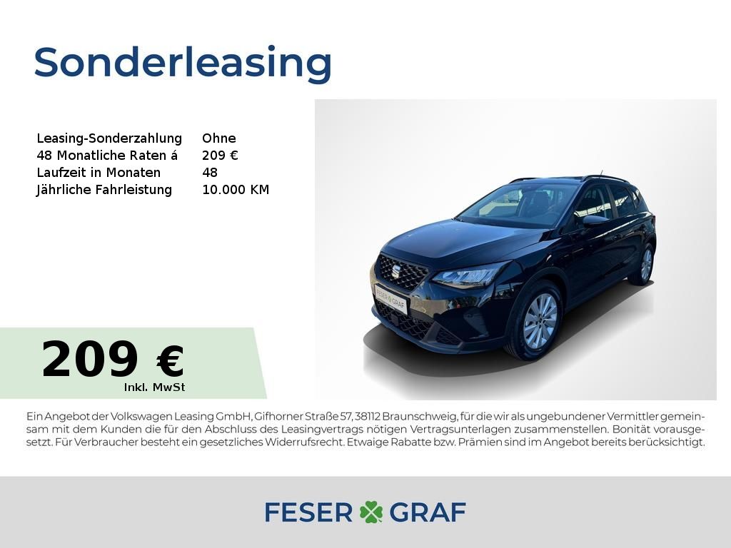 Seat Arona 1.0 TSI DSG Road Edition LED/Navi/ACC/SHZ