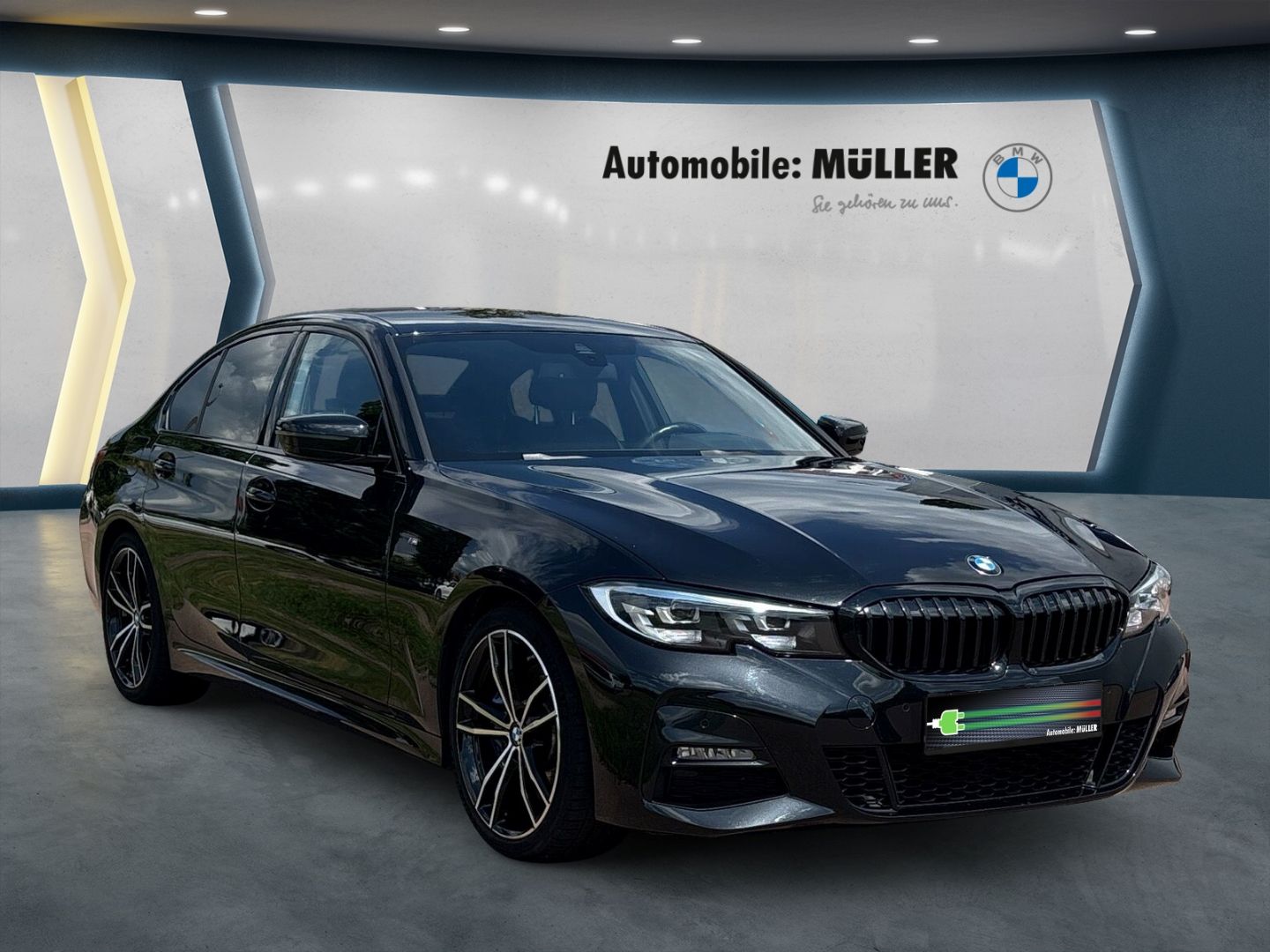BMW 318 d Limousine M Sport Sportpaket Navi Leder Di foto 8
